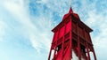 Kiruna church bell tower Royalty Free Stock Photo